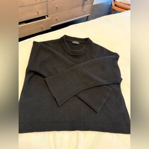 Bazilika black cashmere sweater one size